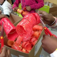 4th Grade Chihuly Sculpture Comes to Life - Steps to follow to make yours happen! (Final Phase 2/2)